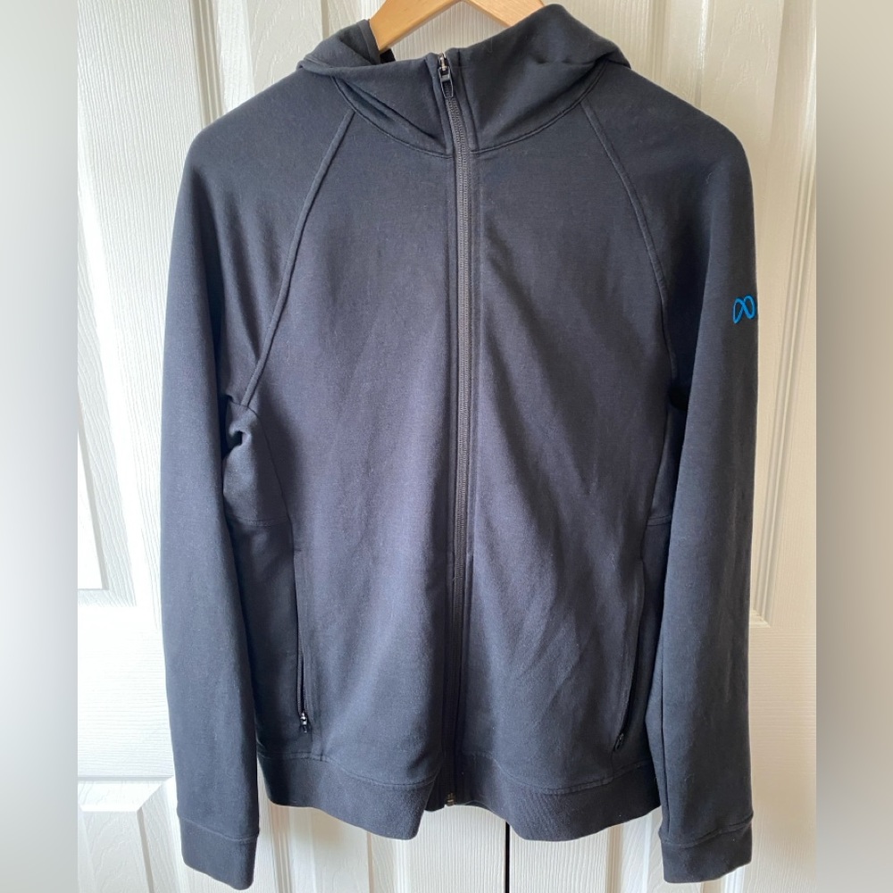 lululemon Black City Sweat Full-Zip Athletic Hoodie SZ S